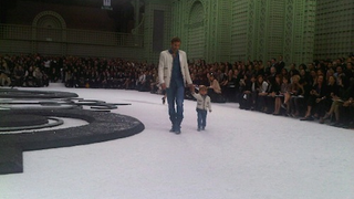 Male Model Walks Chanel Runway With His Young Son; World Swoons